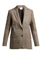 Matchesfashion.com Pallas X Claire Thomson-jonville - Dickens Princes Of Wales Check Blazer - Womens - Grey Multi