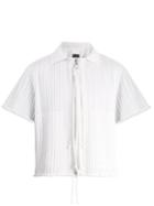Craig Green Piped Zip-through Cotton Shirt