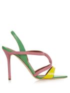 Malone Souliers Ronnie Bi-colour Leather And Suede Sandals