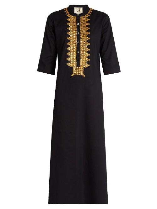 Figue Thandie Embellished Cotton Kaftan