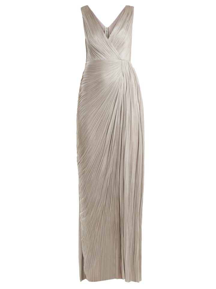 Maria Lucia Hohan Malou Pleated Silk Gown