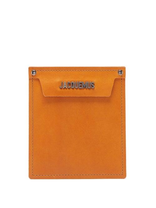 Matchesfashion.com Jacquemus - Leather Pocket Pouch - Mens - Brown