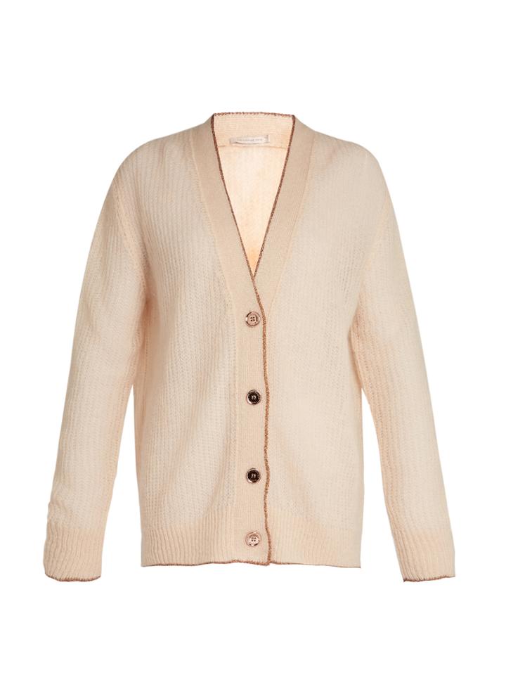 Christopher Kane Lofty Contrast-trimmed Cardigan