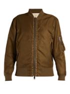 Valentino Rockstud-embellished Shell Bomber Jacket