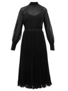 Matchesfashion.com Max Mara - Malizia Midi Dress - Womens - Black