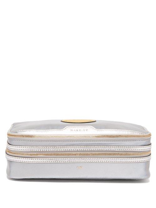 Matchesfashion.com Anya Hindmarch - Wink Make Up Pouch - Womens - Grey Multi