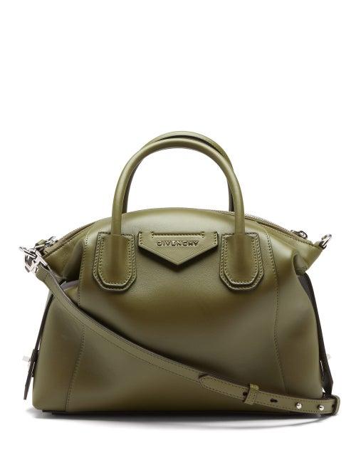 Ladies Bags Givenchy - Antigona Soft Small Leather Cross-body Bag - Womens - Khaki