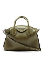 Ladies Bags Givenchy - Antigona Soft Small Leather Cross-body Bag - Womens - Khaki