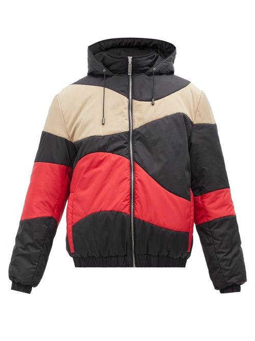 Ahluwalia - Reversible Upcycled-shell Padded Jacket - Mens - Black