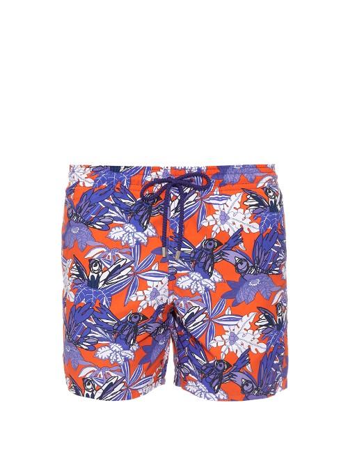 Vilebrequin Moorea Forest Paradise-print Swim Shorts