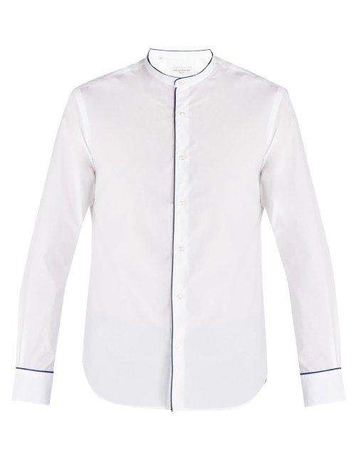 Matchesfashion.com Officine Gnrale - Gaspard Cotton Poplin Shirt - Mens - White