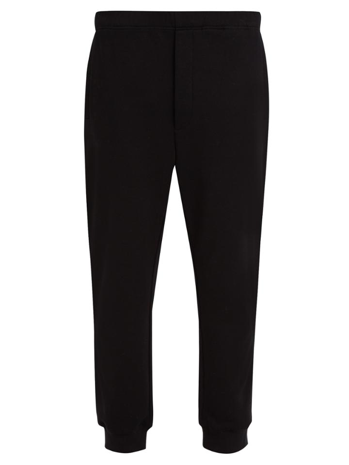 Prada Mid-rise Cotton-jersey Track Pants