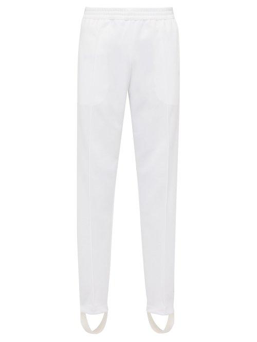 Matchesfashion.com Helmut Lang - Zipped Stirrup Cuff Track Pants - Mens - White