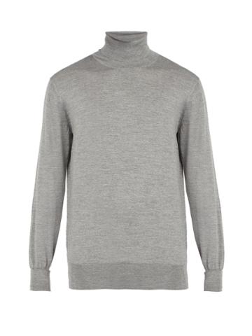 Thom Sweeney Roll-neck Wool Sweater