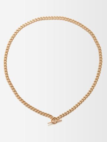 Zo Chicco - Diamond & 14kt Gold Necklace - Womens - Gold Multi