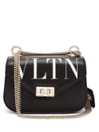 Valentino Vltn Leather Cross-body Bag