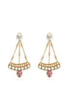 Matchesfashion.com Dubini - Sophia 18kt Gold Chain Chandelier Earrings - Womens - Multi