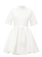Matchesfashion.com Marques'almeida - Gathered Taffeta Mini Dress - Womens - White