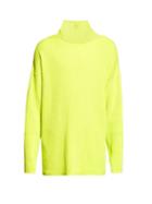 Matchesfashion.com Balenciaga - Oversized Logo Print Roll Neck Sweater - Mens - Green