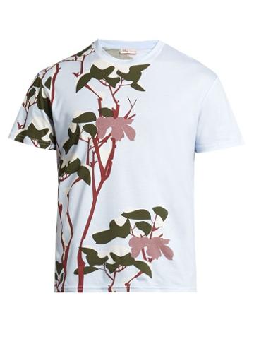 Orley Snow Flower-print Cotton T-shirt