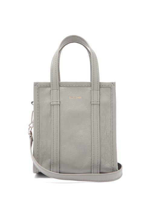 Matchesfashion.com Balenciaga - Bazar Shopper Xxs - Womens - Light Grey