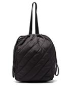 Ganni - Recycled Shell Tote Bag - Womens - Black