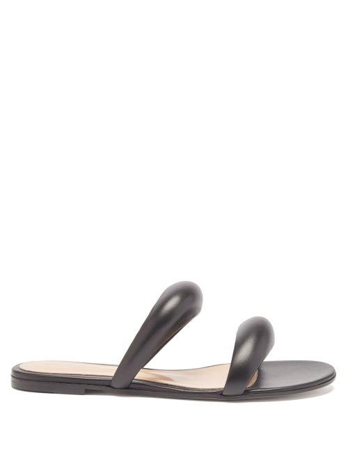 Gianvito Rossi - Bijoux Leather Sandals - Womens - Black