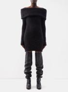 Isabel Marant - Aria Off-the-shoulder Sweater Dress - Womens - Black