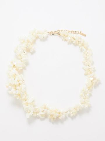 Completedworks - Pearl & Recycled 14kt Gold-vermeil Necklace - Womens - White