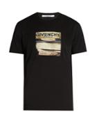 Givenchy Cuban-fit Label-print T-shirt