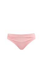 Melissa Odabash - Bel Air Ribbed Bikini Bottoms - Womens - Blush