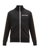 Matchesfashion.com Palm Angels - Logo Print Jersey Track Jacket - Mens - Black
