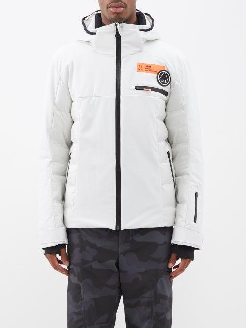Sportalm - Logo-patch Padded Down Ski Jacket - Mens - Stone