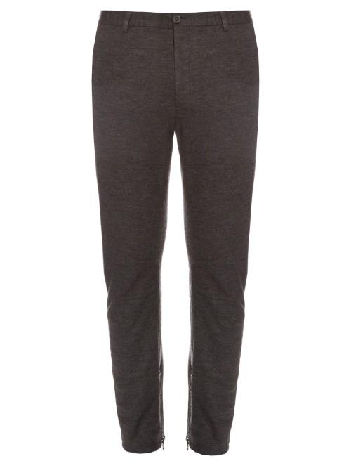 Lanvin Slim-leg Flannel Trousers