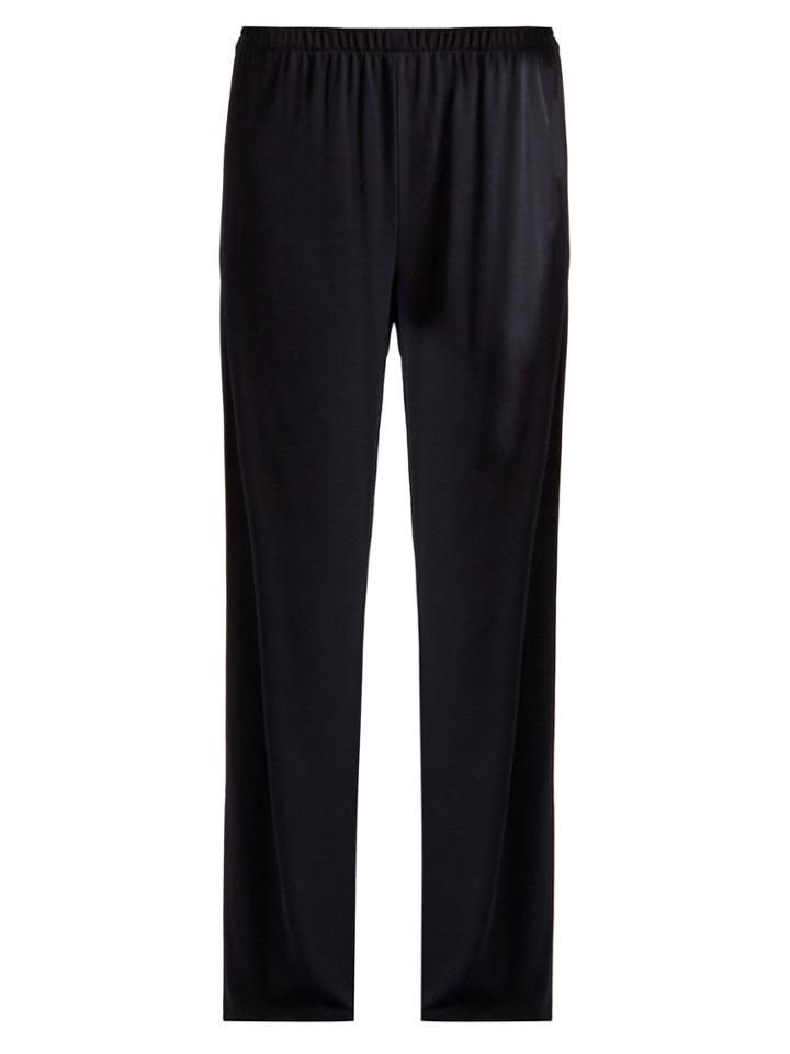 The Row Lala Wide-leg Stretch-crepe Trousers