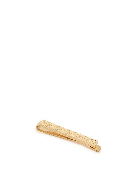 Matchesfashion.com Burberry - Check Tie Pin - Mens - Gold
