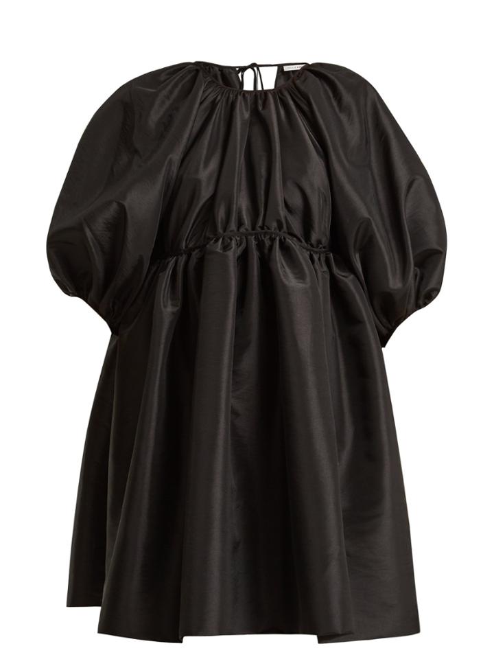 Cecilie Bahnsen Ava Puff-sleeved Taffeta Dress