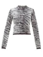Matchesfashion.com Acne Studios - Khangyu Tiger Jacquard Brushed Sweater - Womens - Black Multi