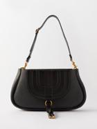 Chlo - Marcie Leather Baguette Bag - Womens - Black