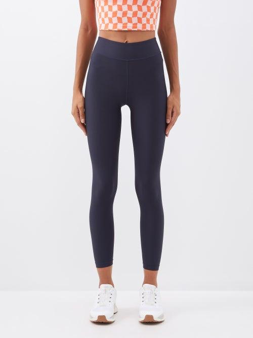 The Upside - Matte Tech Logo-print Leggings - Womens - Navy