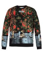 Matchesfashion.com Jw Anderson - Gilbert & George Print Crew Neck Sweater - Mens - Black