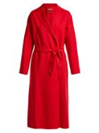 Matchesfashion.com Max Mara Studio - Notizia Coat - Womens - Red