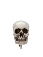 Matchesfashion.com Alexander Mcqueen - Single Skull Earring - Mens - Silver