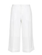 Marni Wide-leg Cropped Cotton And Linen-blend Trousers