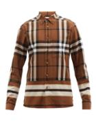 Burberry - Creeton Vintage-check Cotton-flannel Shirt - Mens - Brown Multi