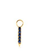 Maria Tash - Eternity Diamond, Sapphire & 18kt Gold Charm - Womens - Yellow Gold