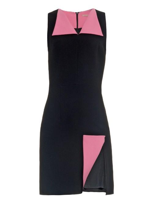 Christopher Kane Folded-split Bi-colour Cady Dress