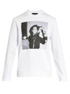 Raf Simons Patti Smith-print Cotton Sweatshirt