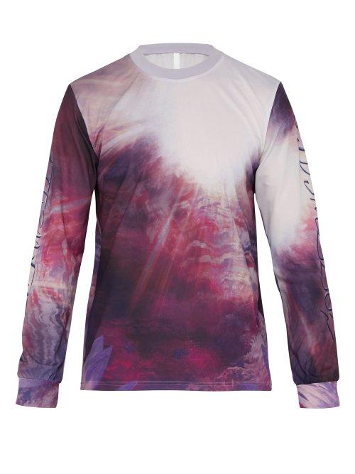 Matchesfashion.com Cottweiler - Long Sleeved Technical Jersey T Shirt - Mens - Purple