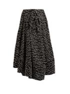 Rosie Assoulin Full A-line Gazar Skirt